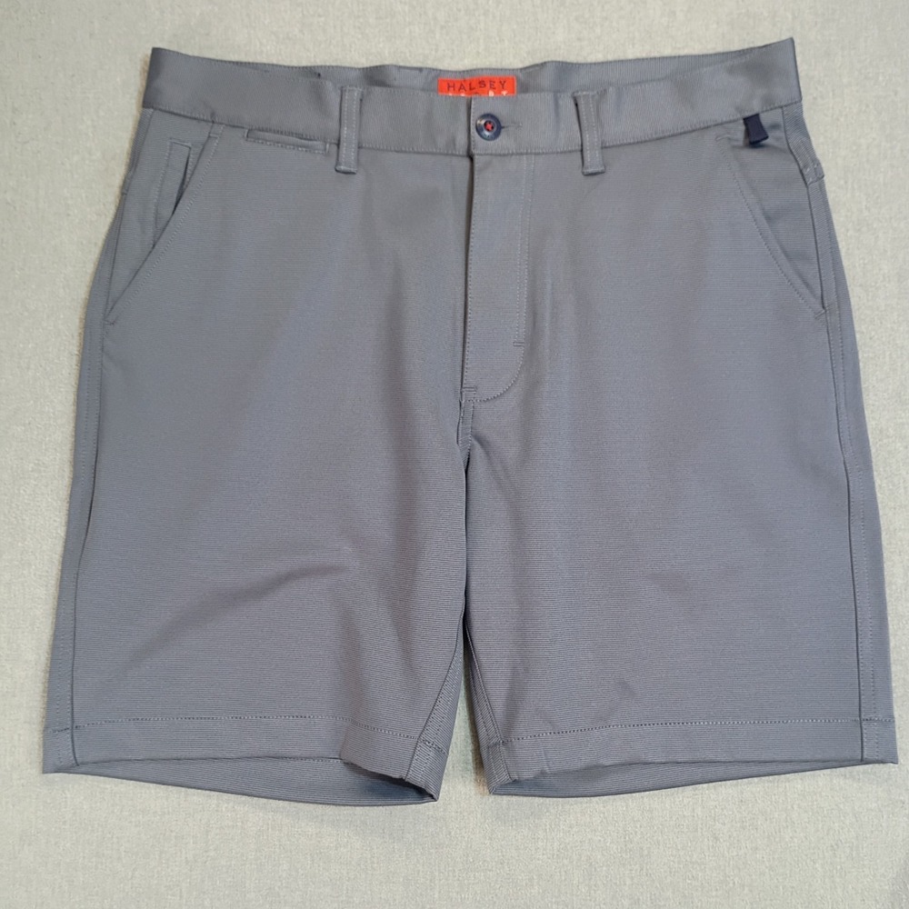 Halsey Sport Breakwater Mens 34 Gray Golf Casual Shorts Stretch Water Resistant